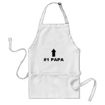 Papá do número um avental