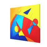 Papagaio Impressão De Canvas Envolvidas