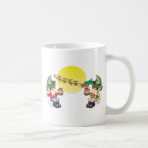 Papai noel de adeus caneca