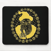 Papai noel do ouro mousepad