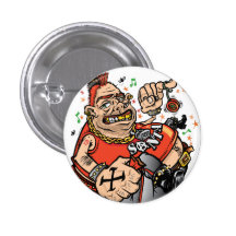 Papai noel do punk boton