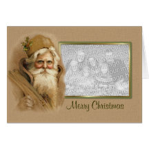 Papai noel do Velho Mundo - verso Cartao