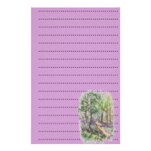 papel de carta da arte papelaria