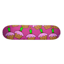 Papel de parede do cupcake skates