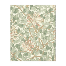 Papel de parede floral William Morris da madressil Impressão De Canvas Esticada