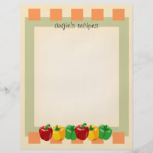 Papel dianteiro e traseiro 8.5x11 da receita da co modelo de panfletos