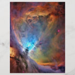 Papel do artesanato do espaço da nebulosa de Orion Modelo De Panfletos