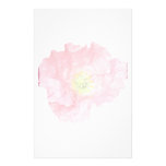 Papoila cor-de-rosa elegante papelaria