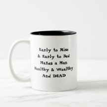 Para aumentar cedo caneca