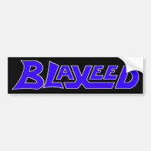Pára-choque do roxo de Blaxeed Adesivos