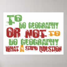 Para fazer a geografia pôsteres