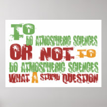 Para fazer ciências atmosféricas posters