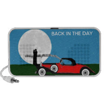 PARA TRÁS NOS AUTO-FALANTE DO DIA DOODLEZAZZLE CAIXINHAS DE SOM PARA iPhone