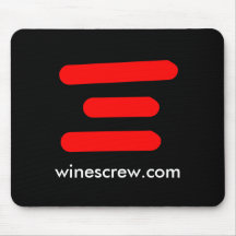 Parafuso do vinho mouse pads
