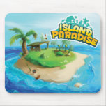 Paraíso Mousepad da ilha mousepads