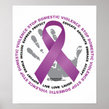 Pare a fita da violência doméstica poster