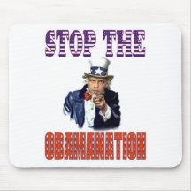 Pare o t-shirt de Obamanation Mouse Pads