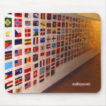 parede das nações mouse pads
