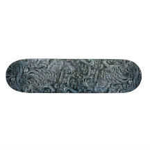 Parede que cinzela, templo de Bali, Indonésia Skateboard