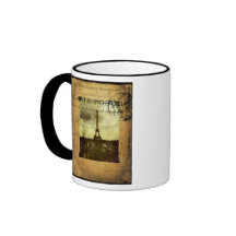 Paris carimbada caneca