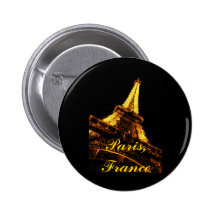 Paris, France, torre Eiffel, botão Botons