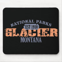 Parque nacional de geleira mousepads