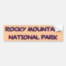 PARQUE NACIONAL DE MONTANHA ROCHOSA ADESIVOS
