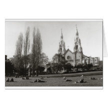 Parque quadrado de Washington Cartão