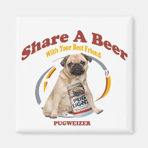 Parte de Pugweizer presentes de uma cerveja Imãs