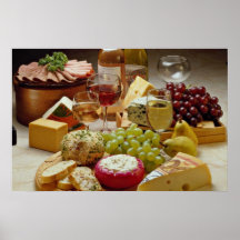 Partido do vinho e do queijo impressão