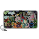 Partido do Yeti e dos monstro! Caixinha De Som Para Laptop