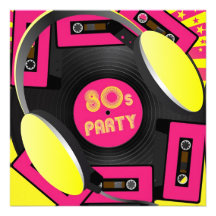Partido retro convites personalizados
