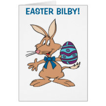 Páscoa Bilby Cartão