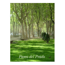 Paseo del Prado Cartoes Postais
