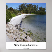 Passagem nova em Sarasota Posters