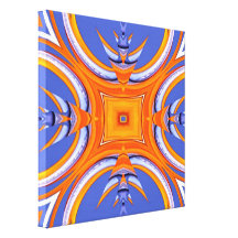 Pássaro de canvas da "urdidura" da flor de paraíso impressão de canvas envolvidas