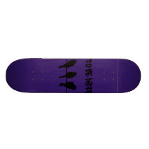 Pássaros em um fio - ouse ser diferente skateboard