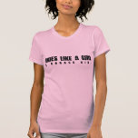 Passeios como uma menina camisetas