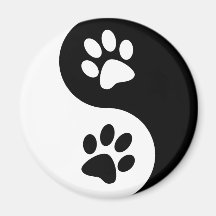 Patas do cão de Yin Yang Ima