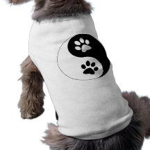 Patas do cão de Yin Yang Roupas Para Caes