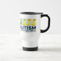 Patinho feio do autismo caneca