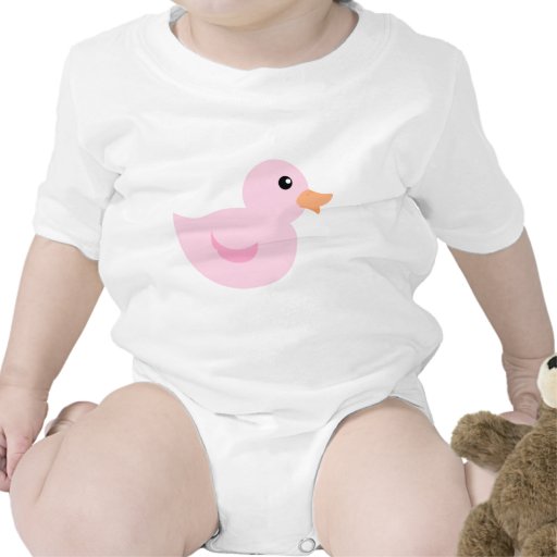 Pato de Bedotted no rosa Macacãozinho