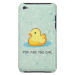 Pato de borracha amarelo com capa do ipod touch da capa iPod touch Case-Mate