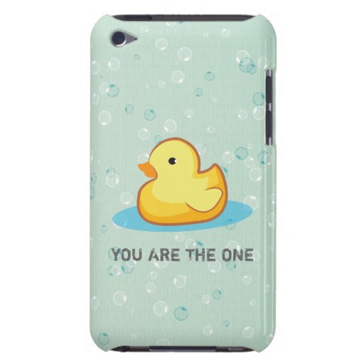 Pato de borracha amarelo com capa do ipod touch da capa iPod touch Case-Mate