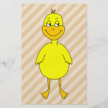 Pato dos desenhos animados panfletos coloridos