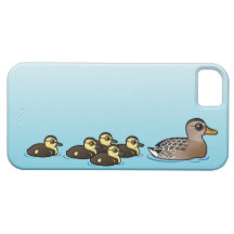 Pato selvagem & cinco patinhos capa iPhone 5 Case-Mate