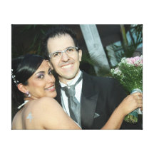 Patrícia e Julio Impressão De Canvas Envolvida