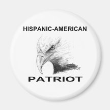 Patriota Hispânico-Americano Ima De Geladeira