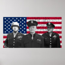 Patton, Eisenhower, e Doolittle Poster