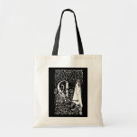 Pavão de Beardsley & senhora sacola Bolsa De Lona